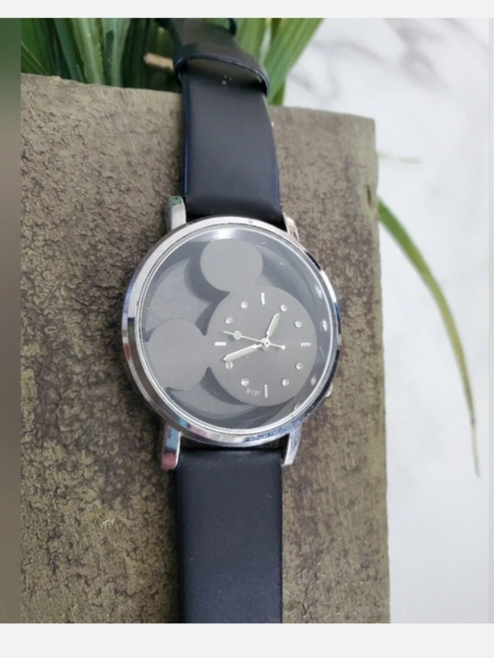 Black Mickey Mouse Watch